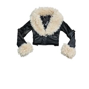 Generation Kiss Covet Moto Jacket - Black XXS NWT